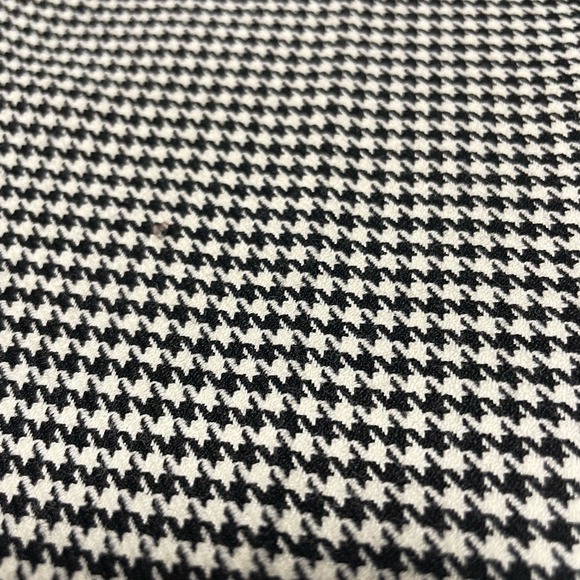 Reiss Arlo Houndstooth High Rise Black White Straight Trousers Womens 6 - Picture 8 of 16
